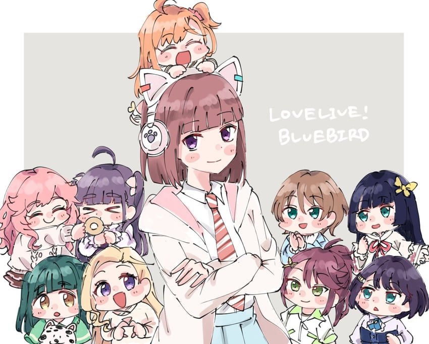 takahashi polka, chofu noriko, komagata hanabi, sasaki shion, kanazawa miracle, and 5 more (love live! and 1 more) drawn by moso_(expect66)
