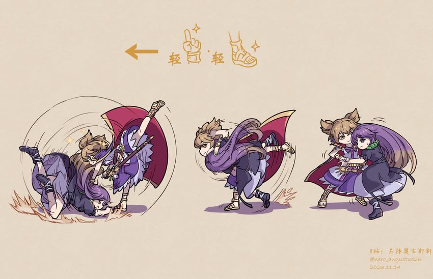 hijiri byakuren, toyosatomimi no miko, and manon legrand (touhou and 2 more) drawn by nero_augustus