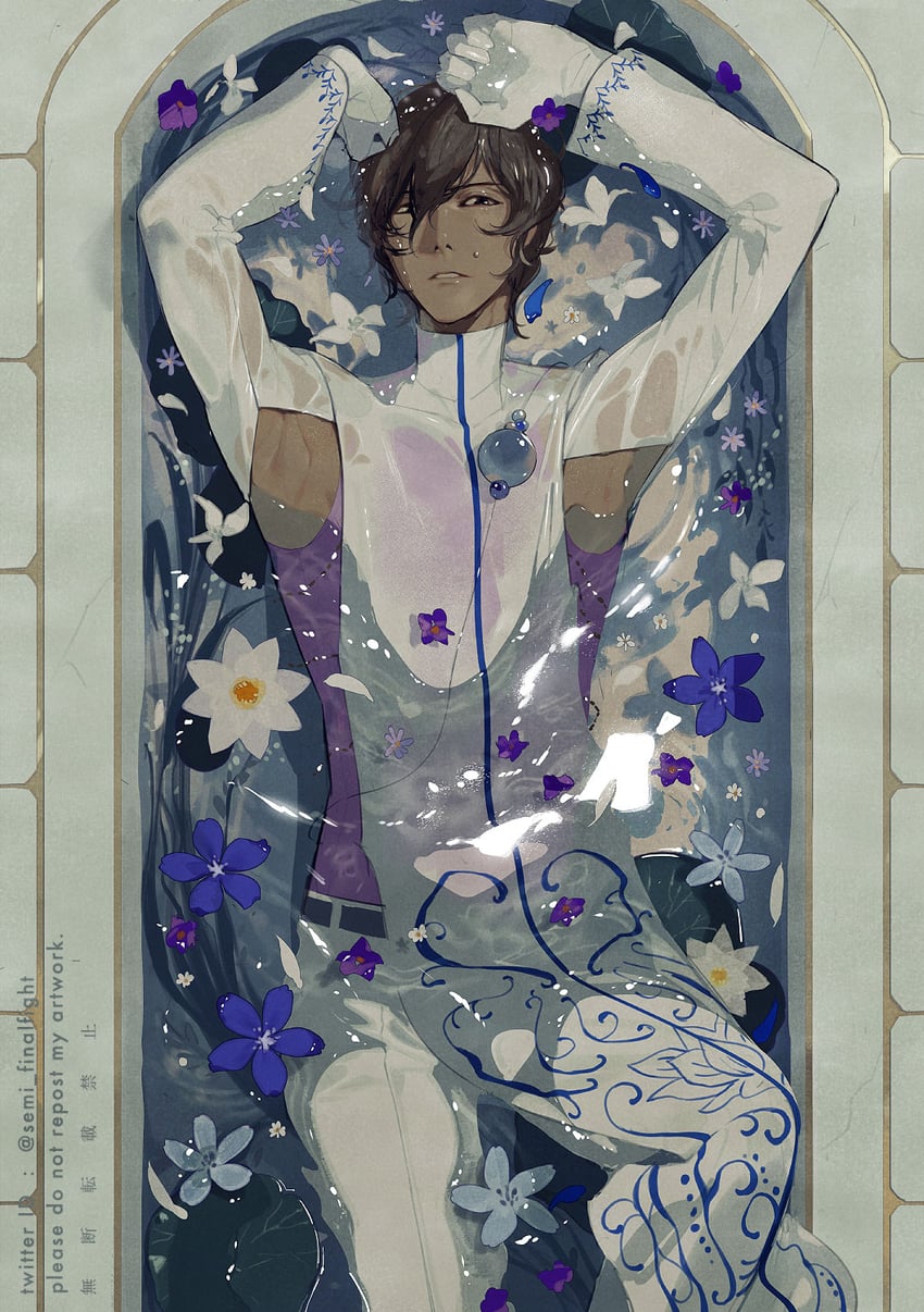 arjuna (fate and 4 more) drawn by semi_(p-poco)