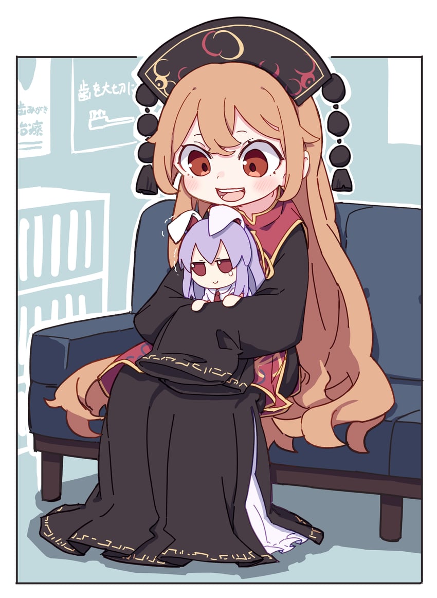 reisen udongein inaba and junko (touhou) drawn by kame_(kamepan44231)