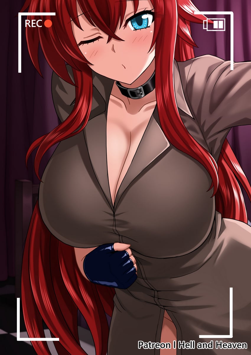 rias gremory (high school dxd) drawn by hellandheaven