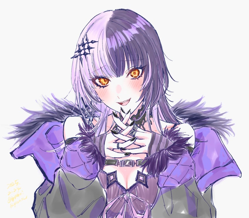shiori novella (hololive and 1 more) drawn by yuri_kyanon