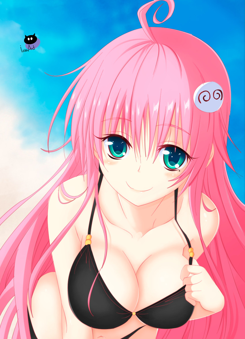 lala satalin deviluke and peke (to love-ru) drawn by isseiart