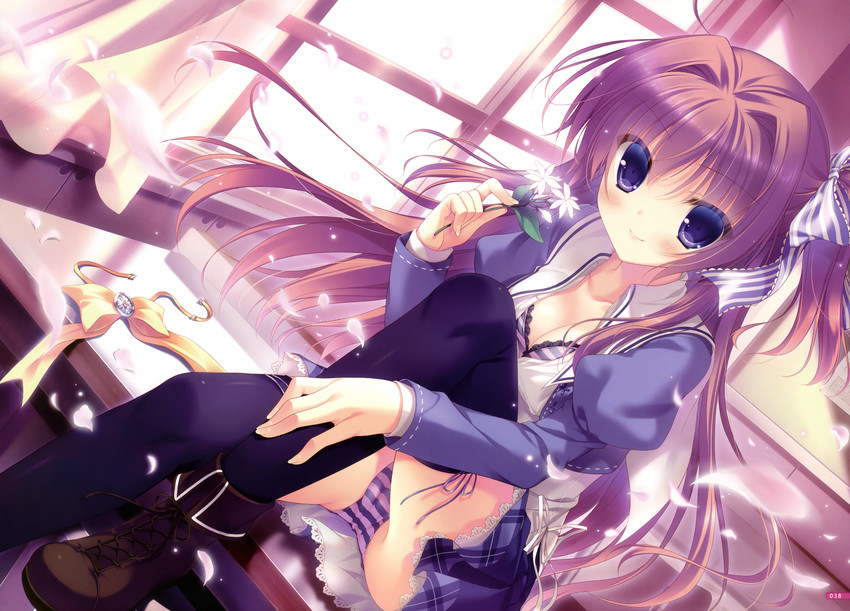 azuse matsuri (kimi e okuru sora no hana) drawn by yukie_(peach_candy)