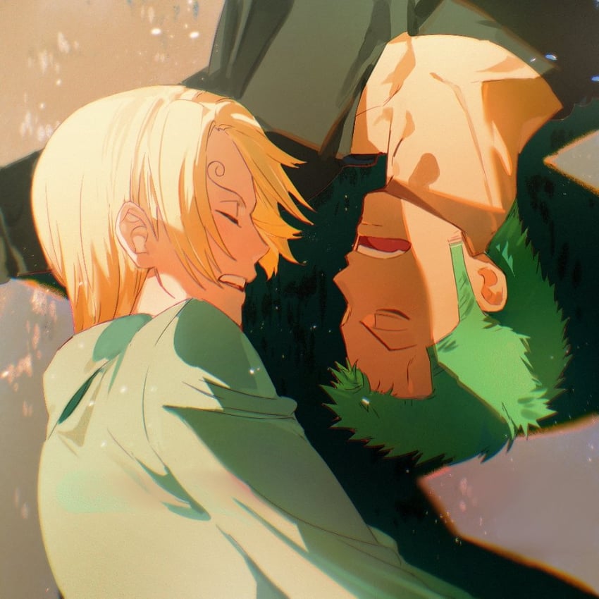 roronoa zoro and sanji (one piece) drawn by ynnn_m