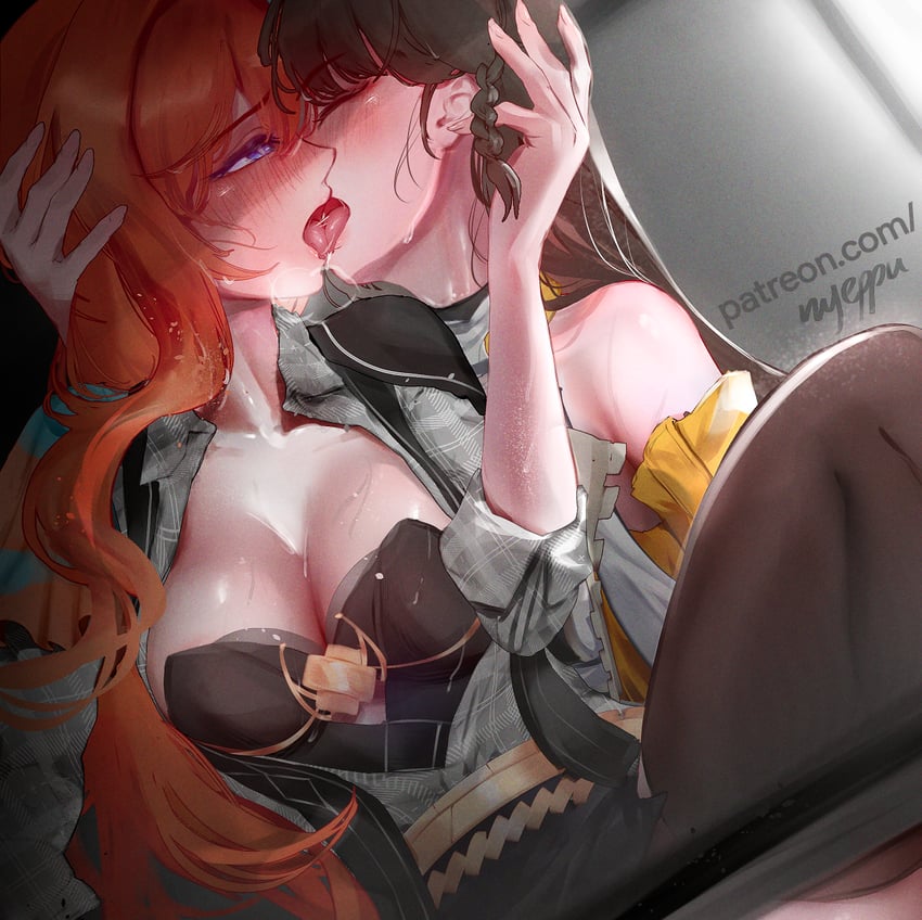 senadina and female dreamseeker (honkai and 1 more) drawn by nyeppu