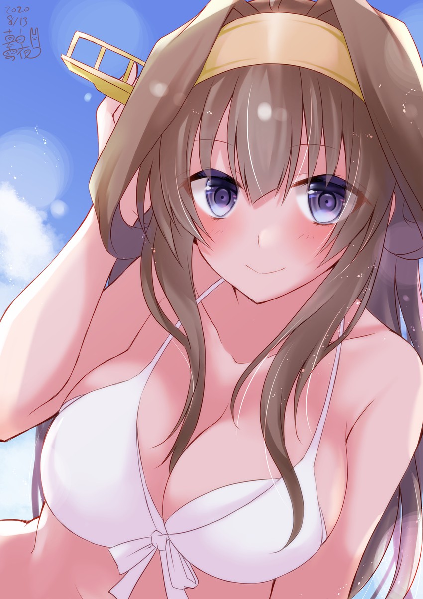 kongou and kongou kai ni (kantai collection) drawn by mashiro_yukiya