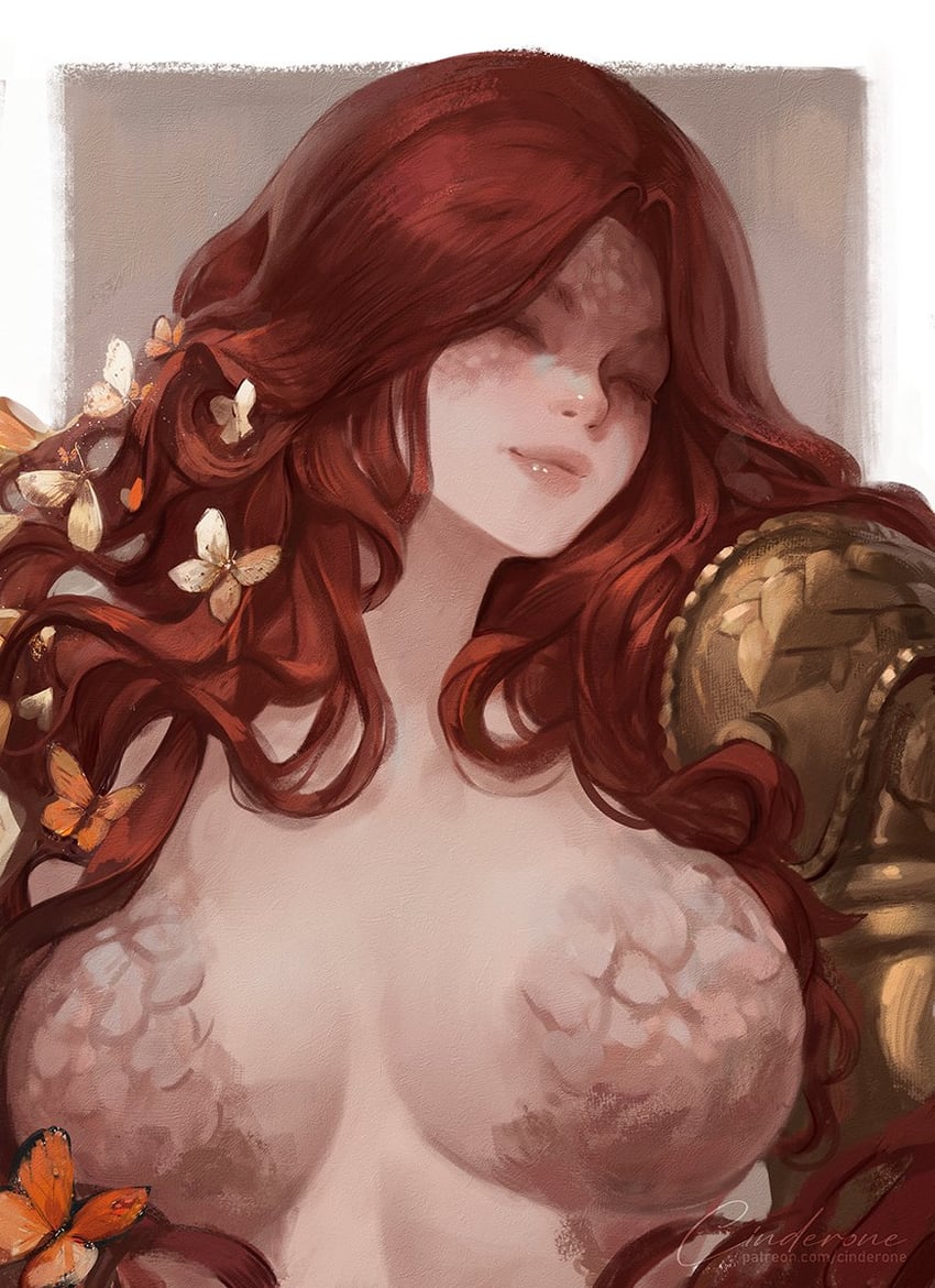 malenia blade of miquella and malenia goddess of rot (elden ring) drawn by cinderone