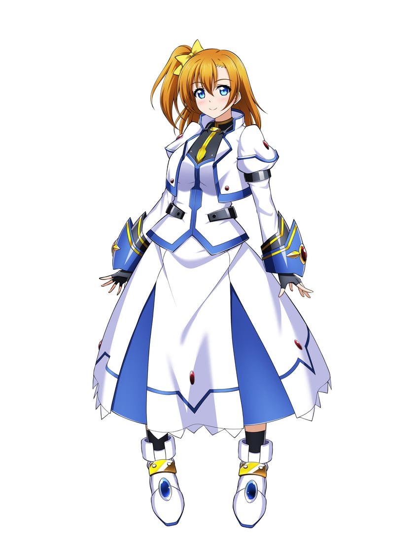 takamachi nanoha and kosaka honoka (love live! and 3 more) drawn by oshimaru026