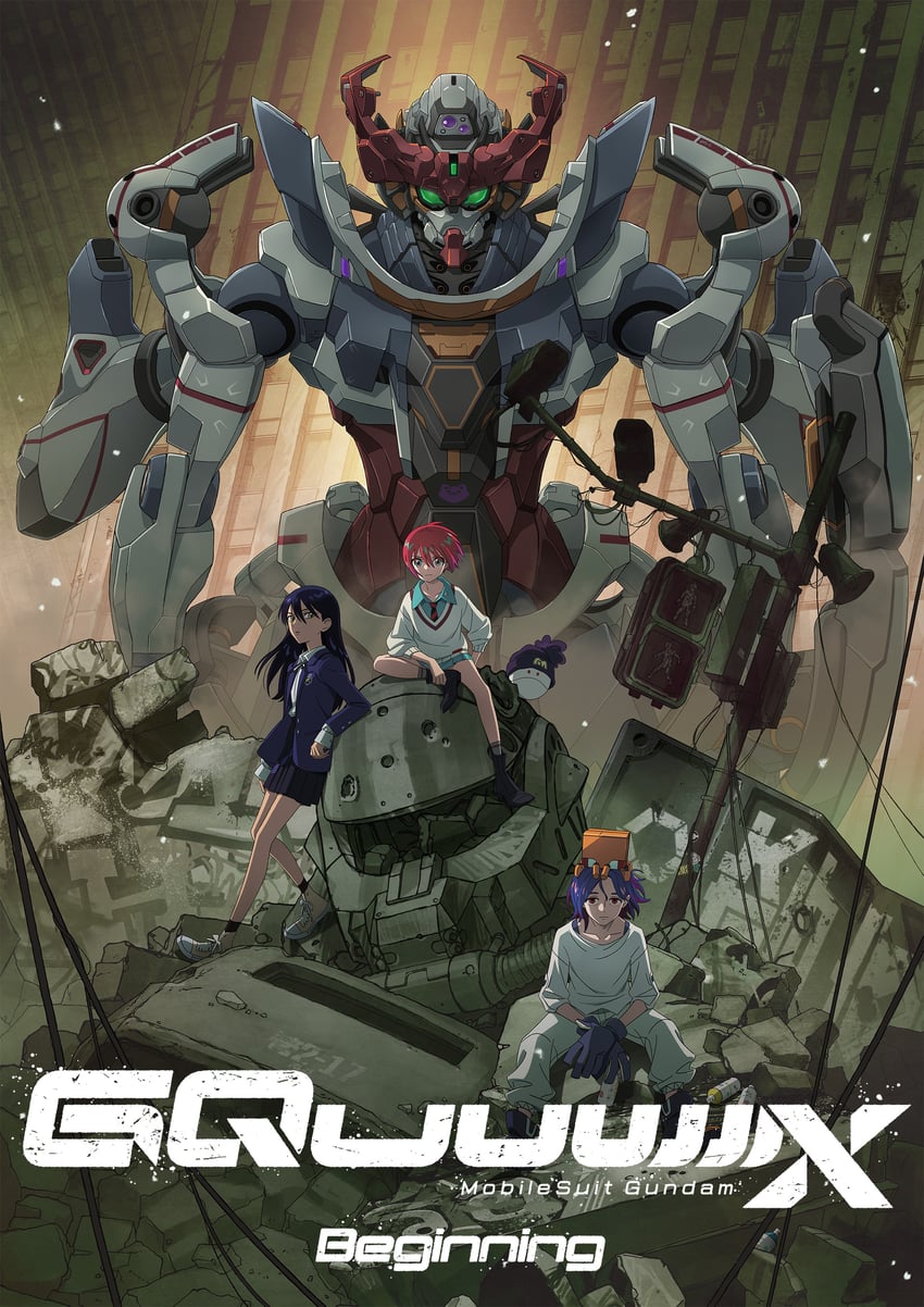amate yuzuriha, haro, shuji ito, nyaan, conch, and 2 more (gundam and 1 more)