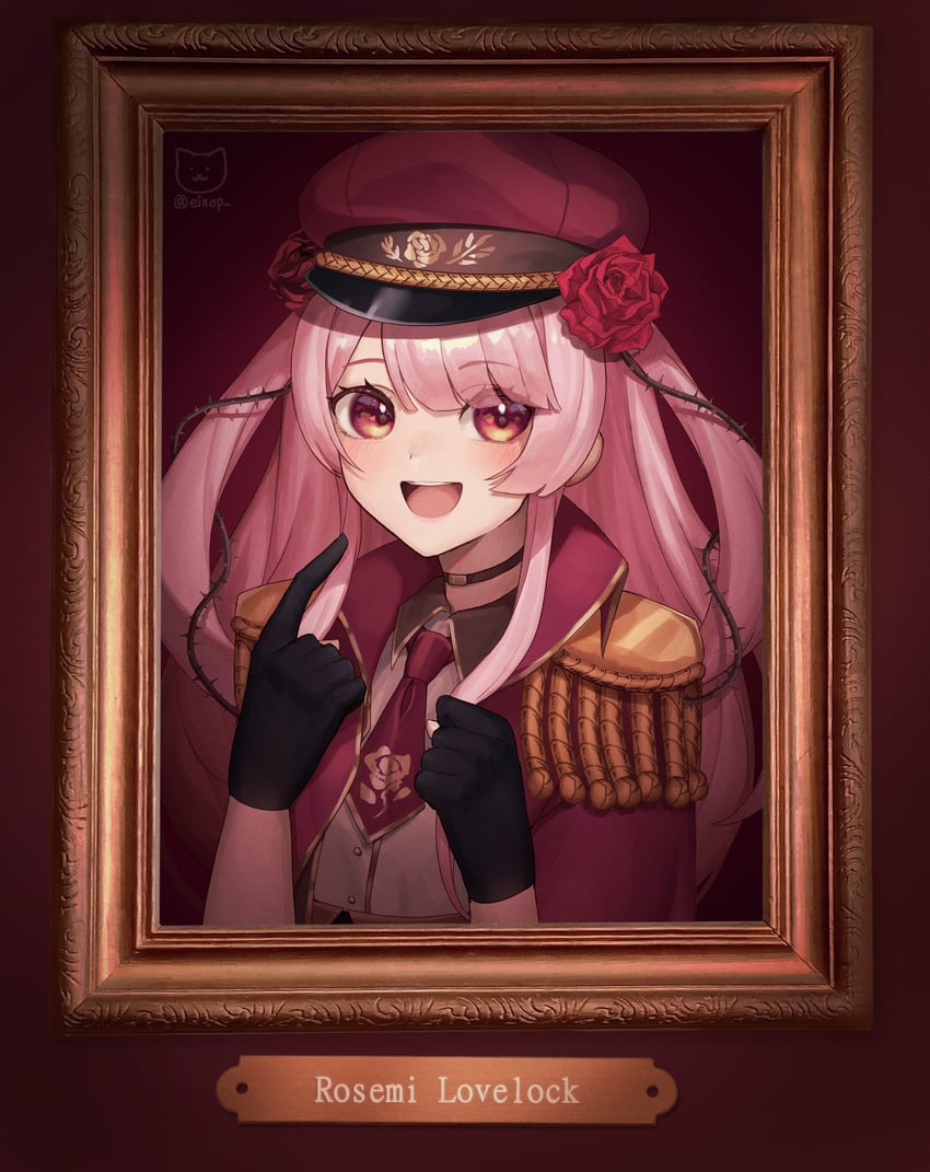 rosemi lovelock (nijisanji and 1 more) drawn by eikop