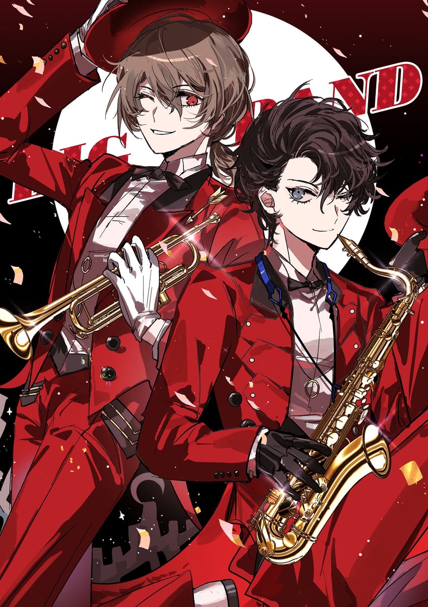 amamiya ren and akechi gorou (persona and 1 more) drawn by metoerwarrior