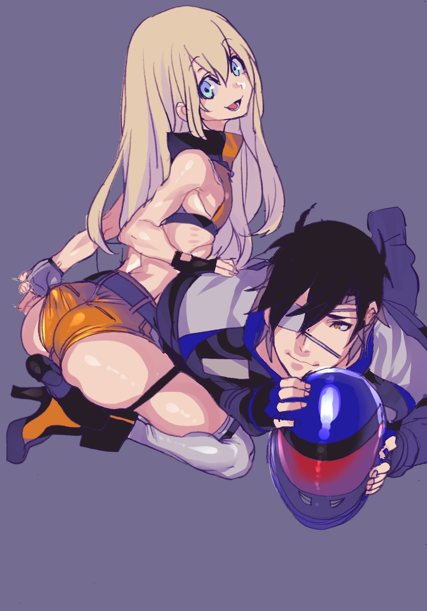 midare toushirou and shokudaikiri mitsutada (touken ranbu) drawn by zashima