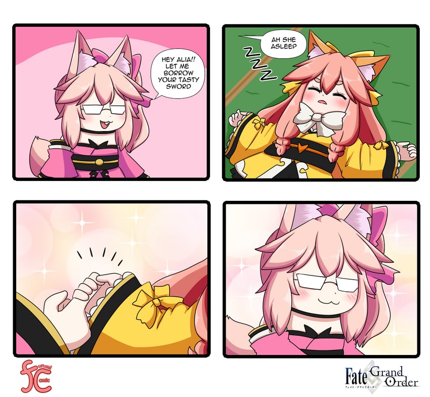 tamamo, koyanskaya, and tamamo aria (fate and 2 more) drawn by keita_naruzawa