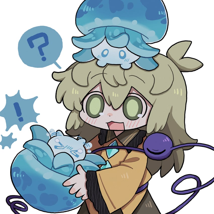 komeiji koishi and fungi (touhou and 1 more) drawn by zunusama