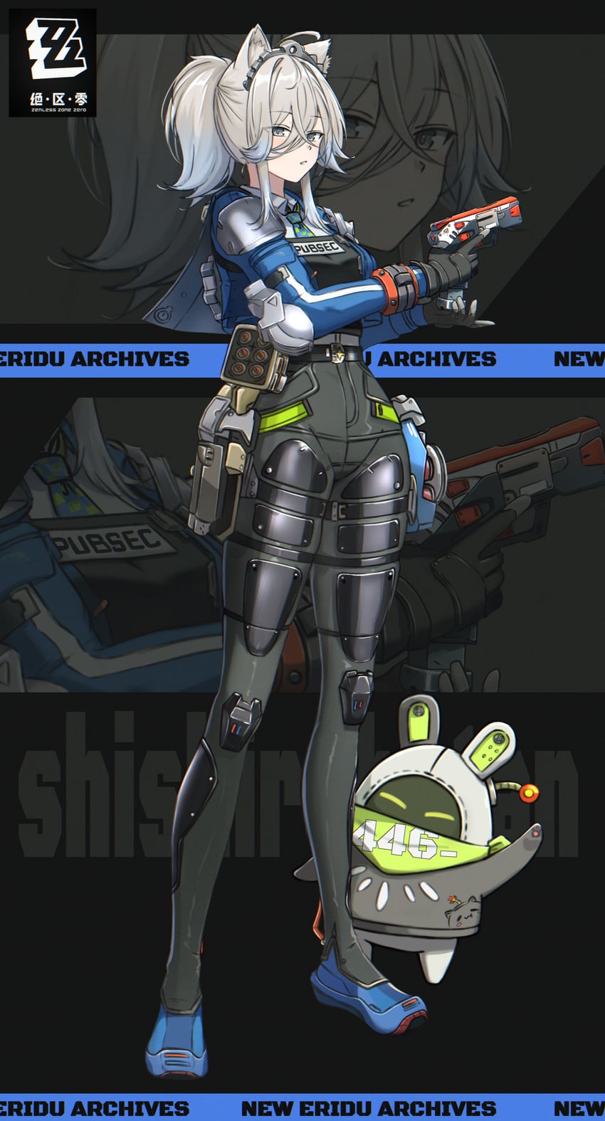 shishiro botan, zhu yuan, and eous (hololive and 1 more) drawn by zexalmike