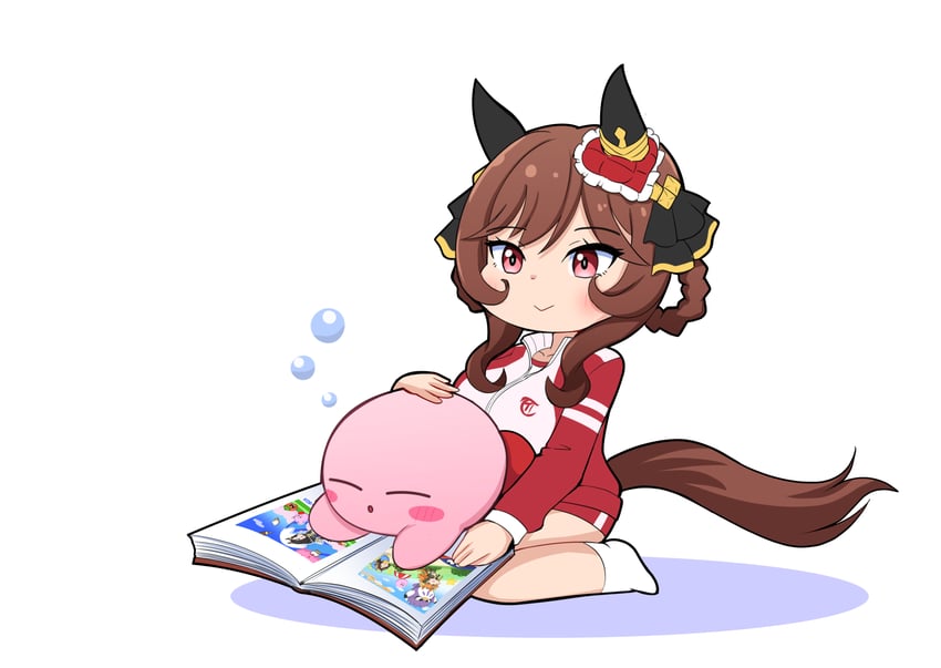 kirby, mayano top gun, gentildonna, air groove, and marvelous sunday (umamusume and 1 more) drawn by aonoji