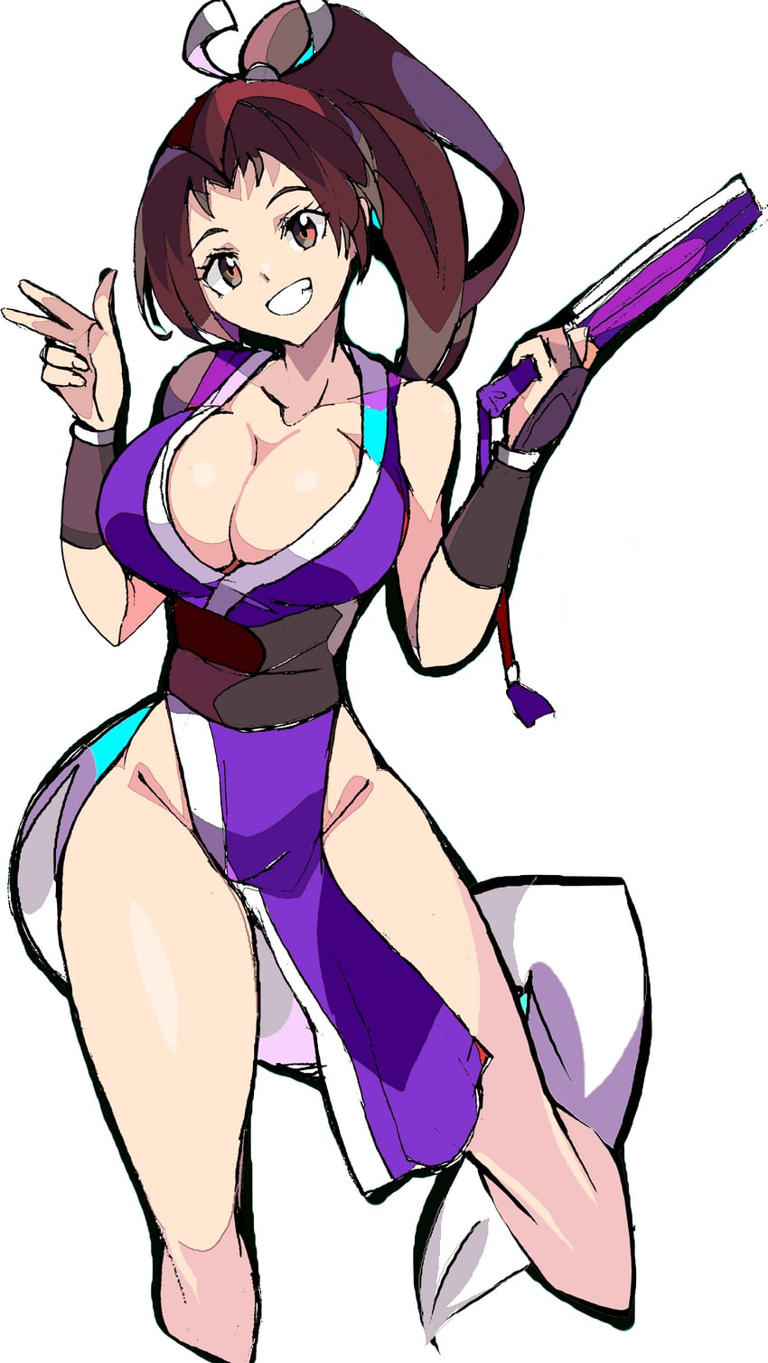 shiranui mai (the king of fighters and 1 more) drawn by enpe
