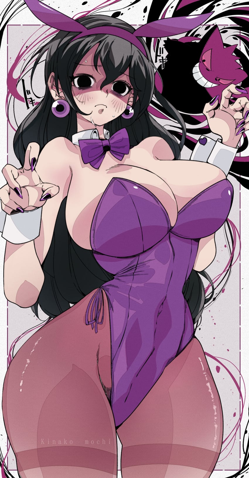hex maniac and gengar (pokemon and 1 more) drawn by kinakomochi_(user_vedc2333)