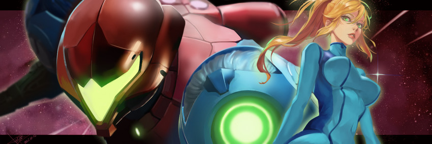 samus aran (metroid and 1 more) drawn by teupeu