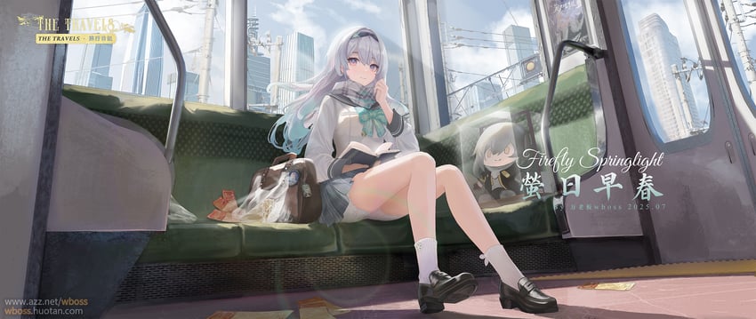 trailblazer, firefly, and stelle (honkai and 1 more) drawn by wboss