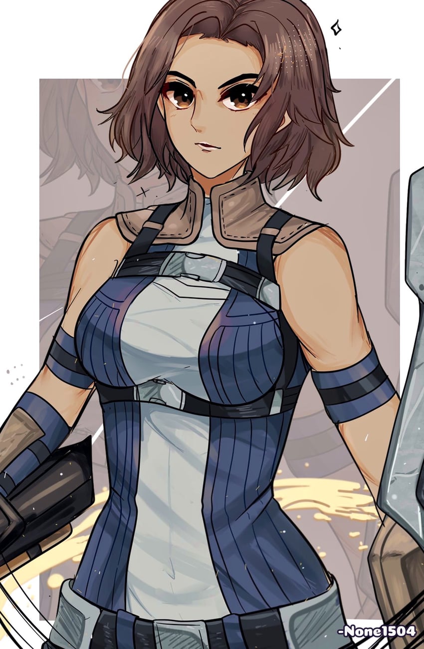 monica (xenoblade chronicles and 1 more) drawn by none1504