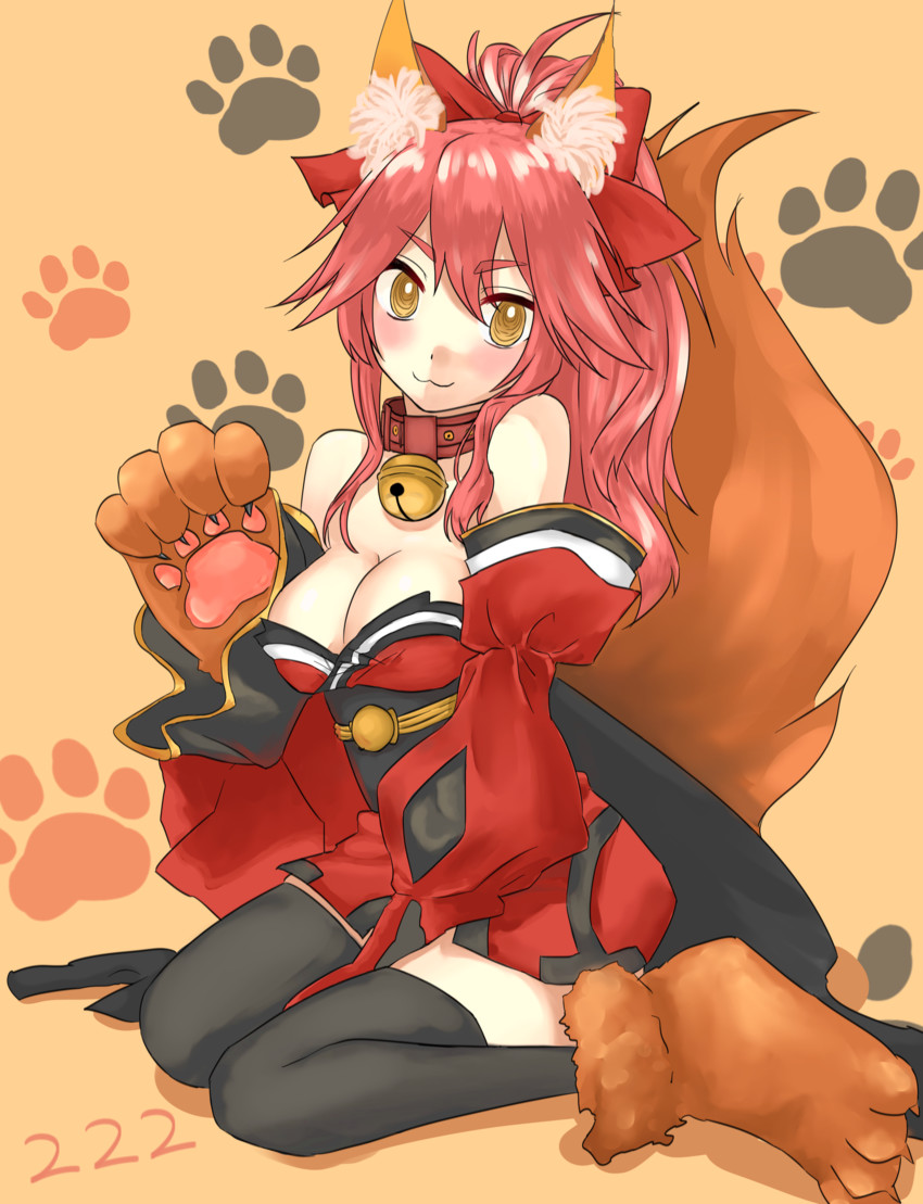 tamamo and tamamo cat (fate and 1 more) drawn by rumaori