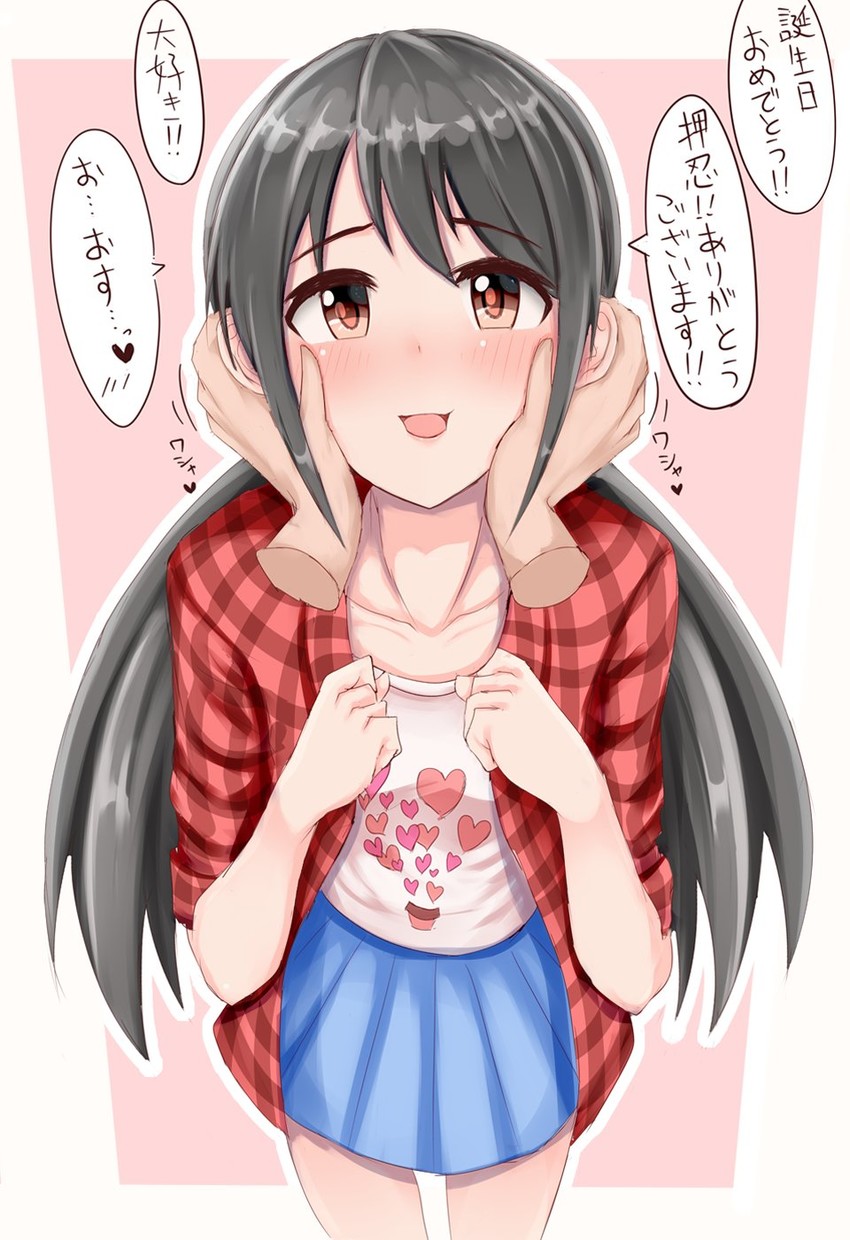 nakano yuka (idolmaster and 1 more) drawn by shirushiru_(saitou888)