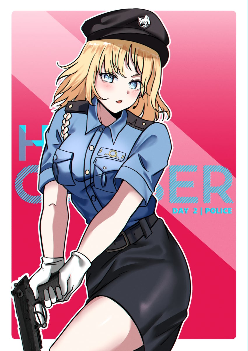 watson amelia (hololive and 1 more) drawn by zikryzero
