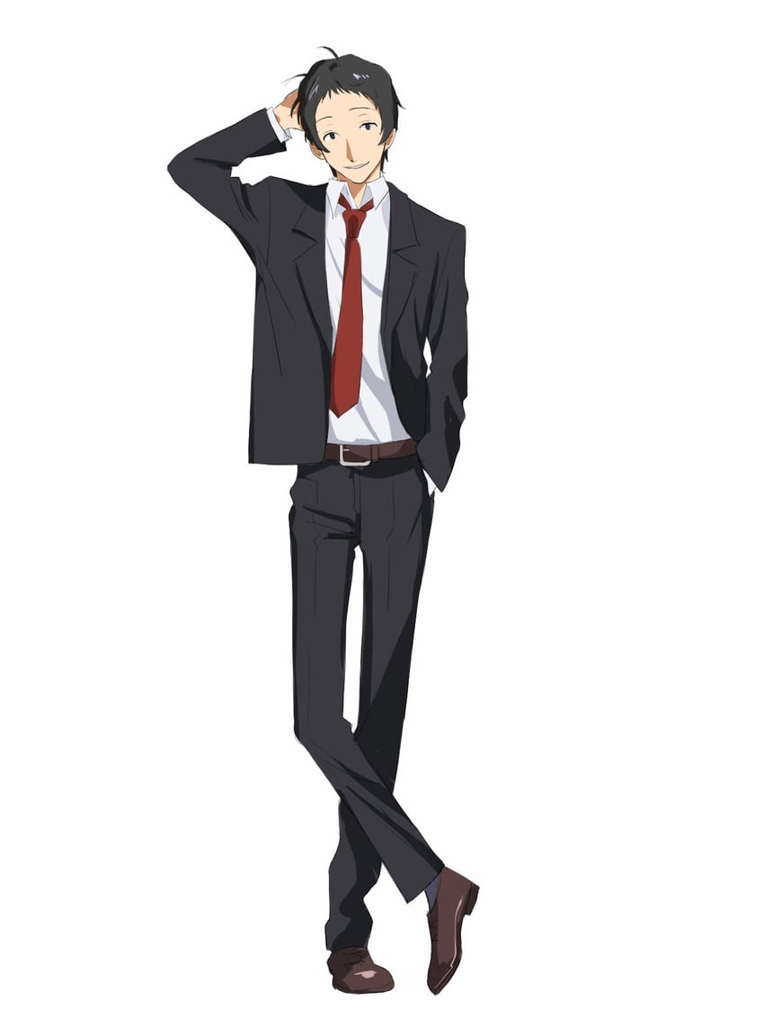 adachi tooru (persona and 1 more) drawn by momotamago