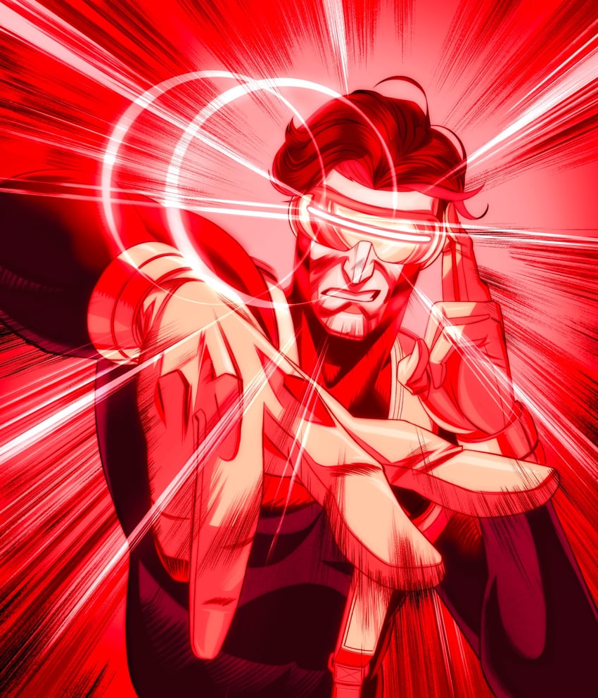 cyclops (marvel and 1 more) drawn by dansartwork