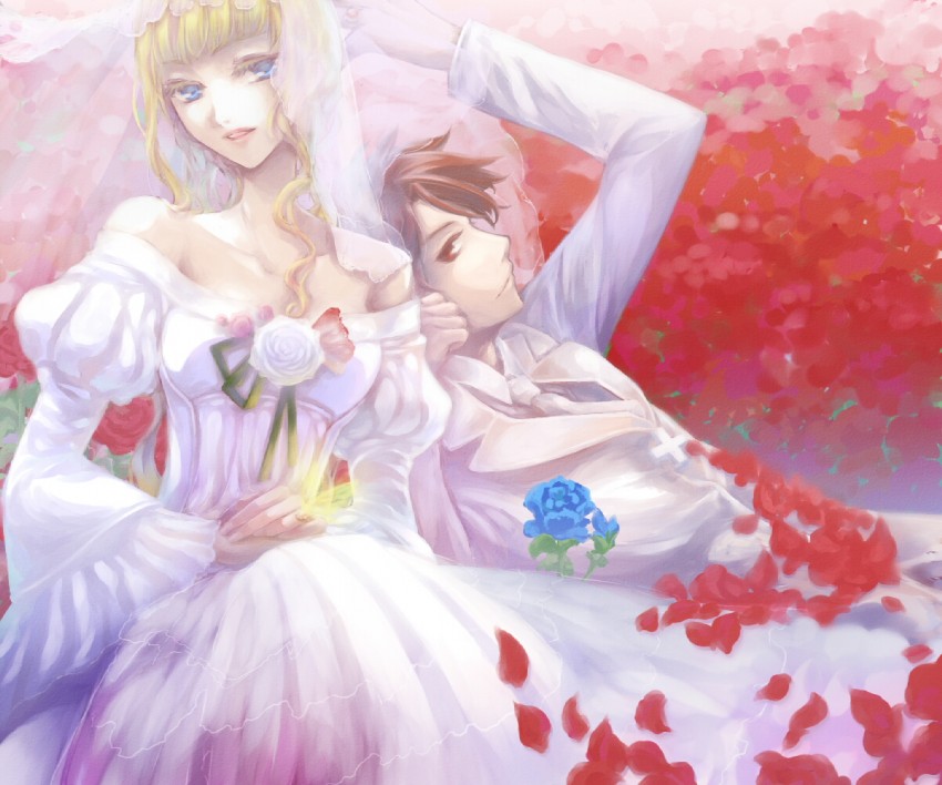 beatrice and ushiromiya battler (umineko no naku koro ni) drawn by strib_und_werde