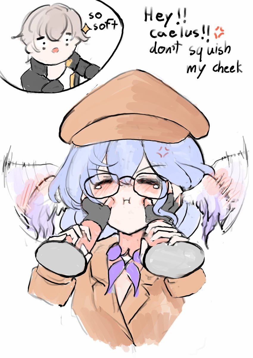 trailblazer, caelus, and robin (honkai and 1 more) drawn by obgbegom
