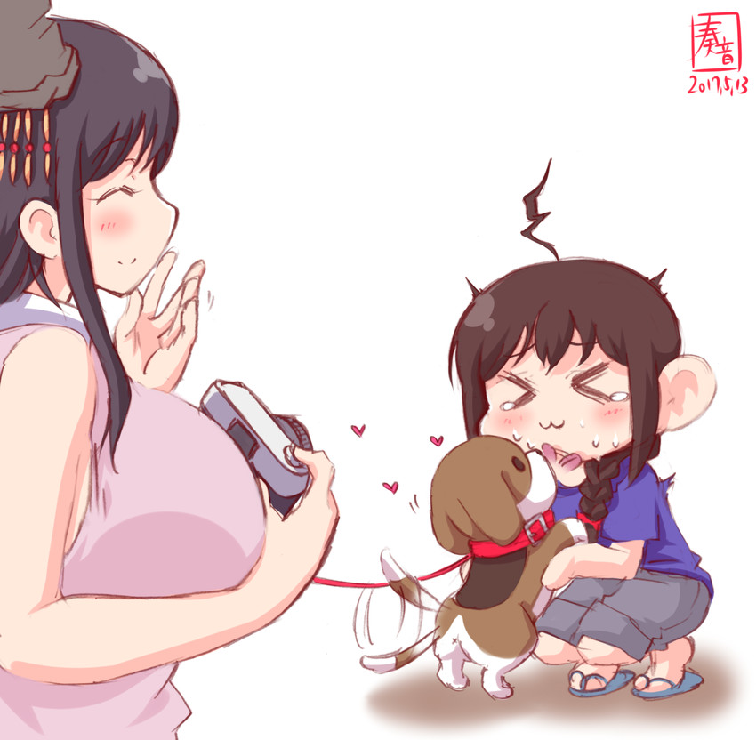 shigure and yamashiro (kantai collection) drawn by kanon_(kurogane_knights)