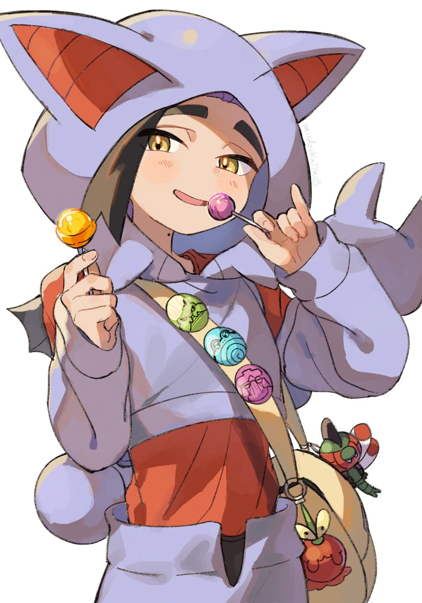 kieran, dipplin, poliwrath, gliscor, yanmega, and 1 more (pokemon and 1 more) drawn by matsuda_(0yx38755230263c)
