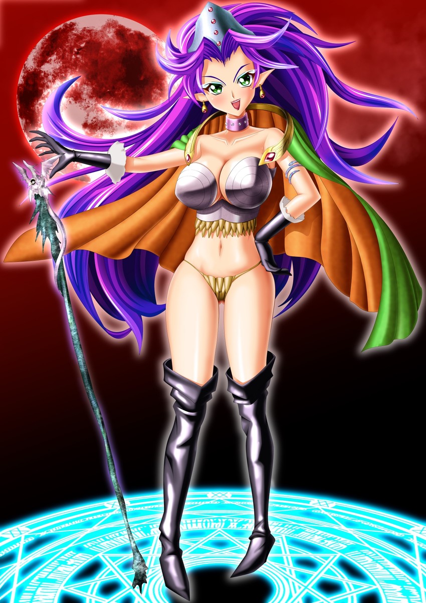 angela and magus (seiken densetsu and 1 more) drawn by igni_suu