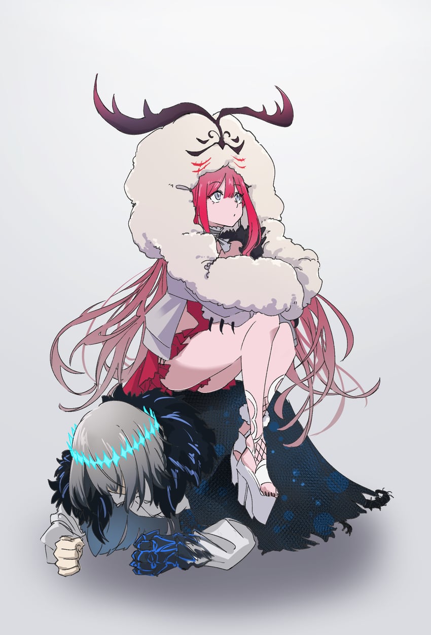 baobhan sith, oberon, and cernunnos (fate and 1 more) drawn by eye: