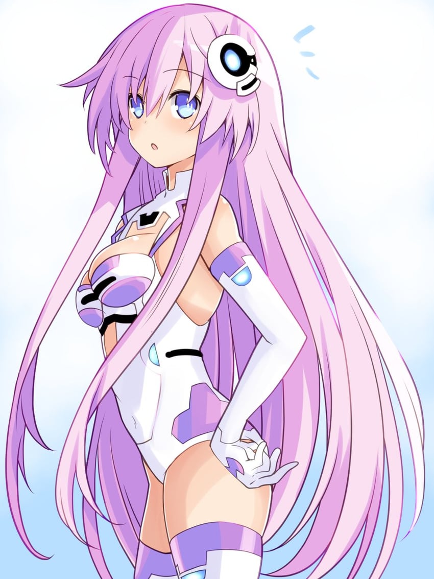 purple sister (neptune and 1 more) drawn by iwashi_dorobou_-r-
