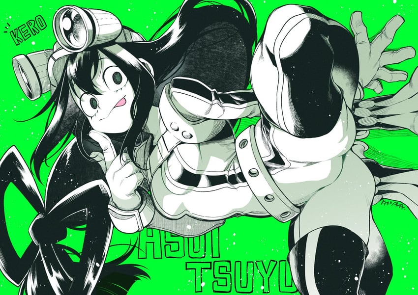 asui tsuyu (boku no hero academia) drawn by takatsuki_ichi