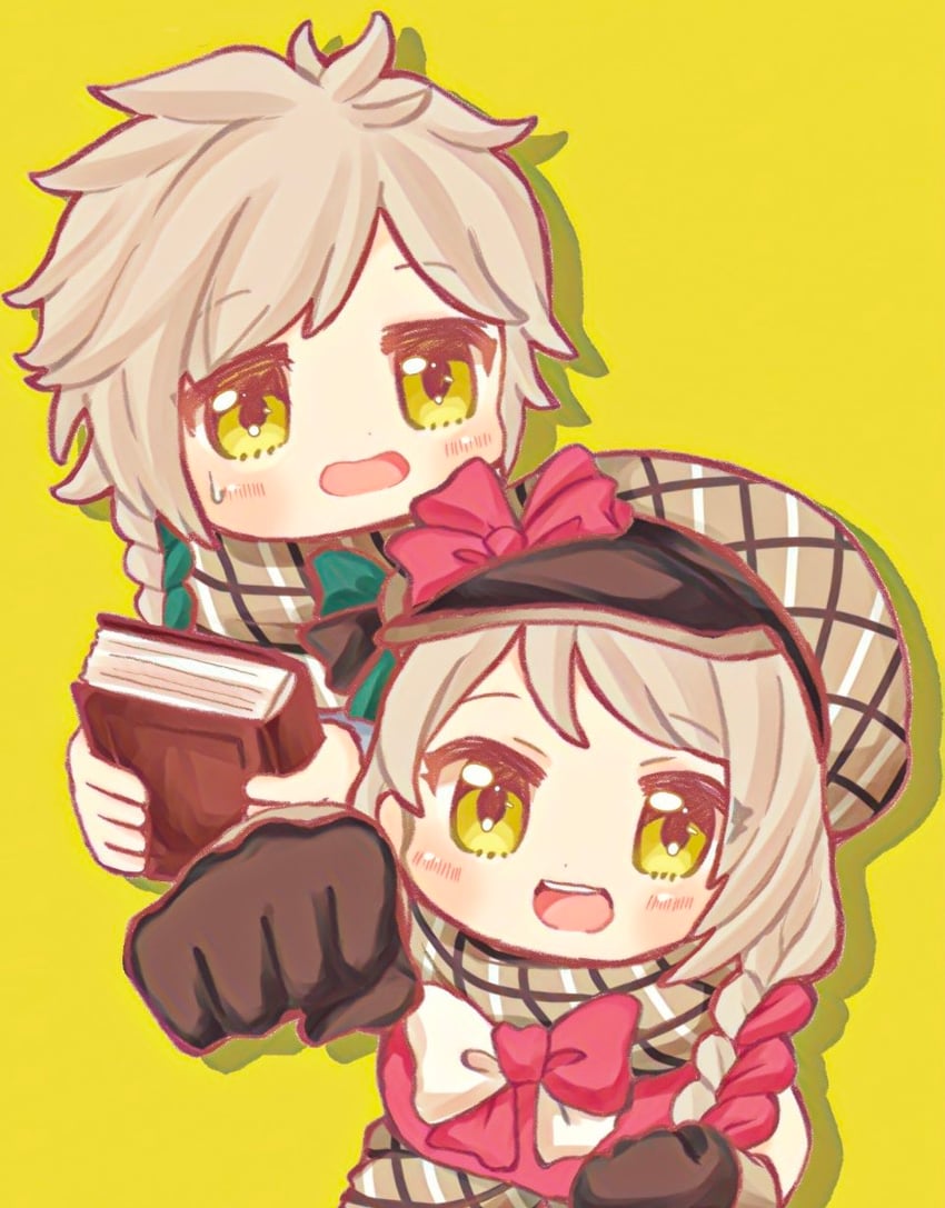 framme and clanne (fire emblem and 1 more) drawn by aoi_hana_(artist)