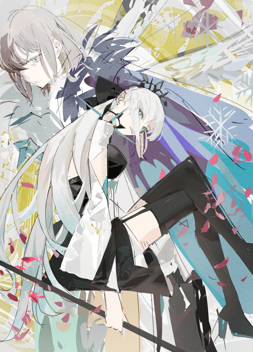 morgan le fay and oberon (fate and 1 more) drawn by yaruyan