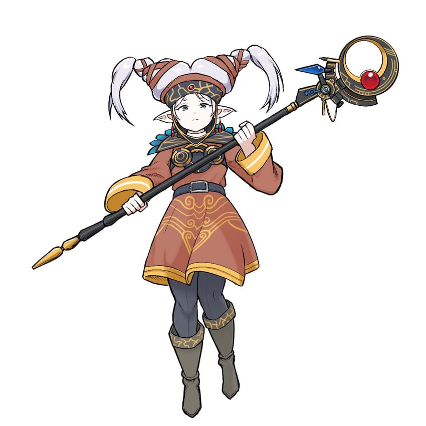 frieren and witch bandora (sousou no frieren and 4 more) drawn by zzorainov
