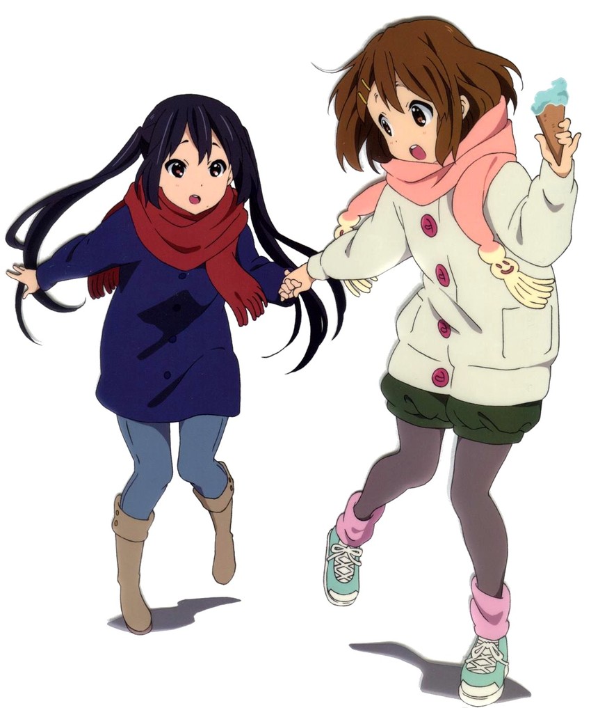 nakano azusa and hirasawa yui (k-on!) drawn by nonoue_midori