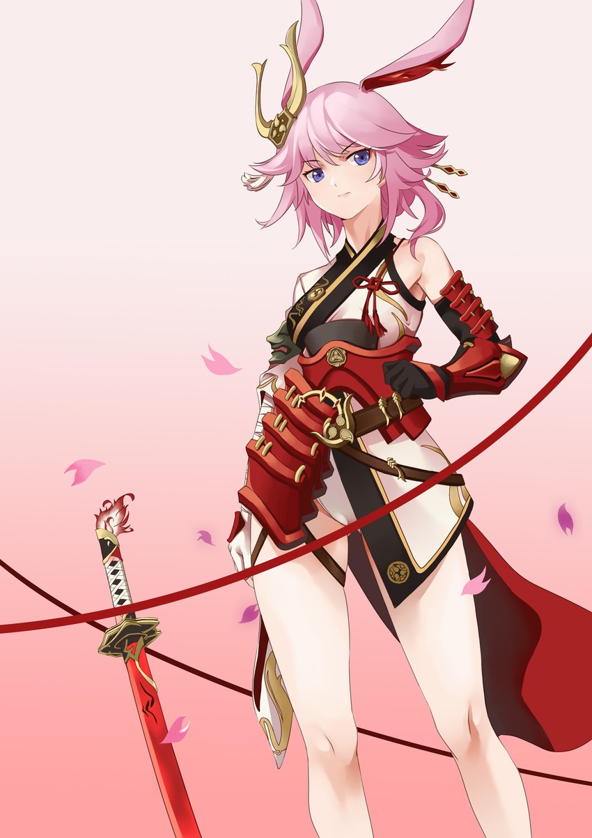 yae sakura (honkai and 1 more) drawn by roko_desu