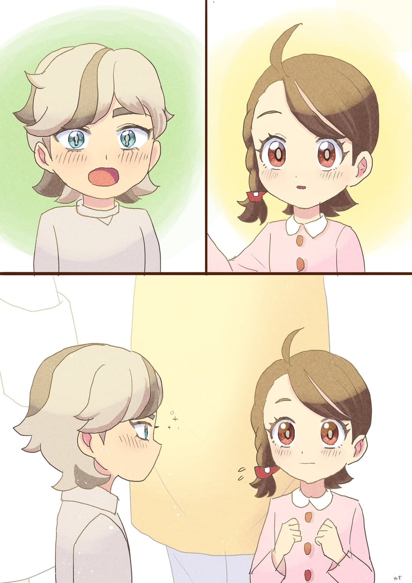 juliana and arven (pokemon and 1 more) drawn by kazumi_yutaka