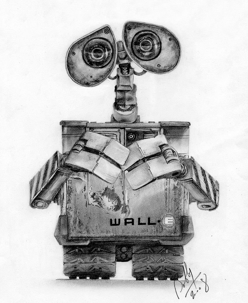 wall-e (wall-e) drawn by lensnation