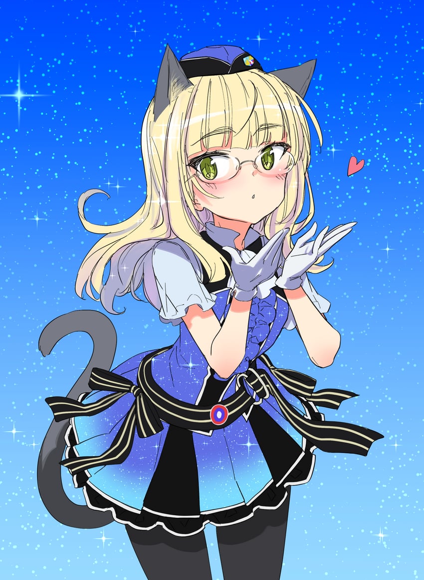 perrine h. clostermann (world witches series and 1 more) drawn by aohashi_ame