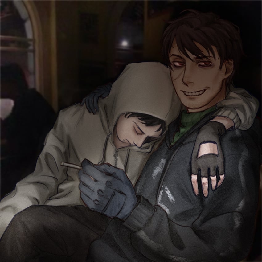 simon henriksson and david leatherhoff (cry of fear and 1 more) drawn by explosivepuddin