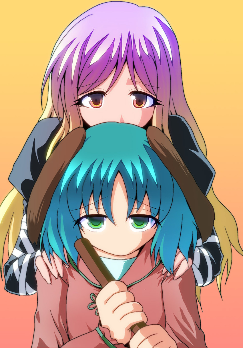 hijiri byakuren and kasodani kyouko (touhou) drawn by kamishima_kanon