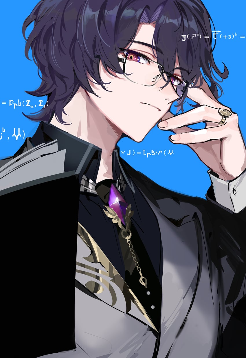 dr. ratio (honkai and 1 more) drawn by fractalmagnolia